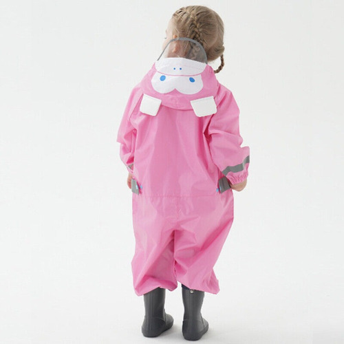 Capa De Chuva Infantil Capa Impermeável Poncho Fato De Chuva - Imagem 33