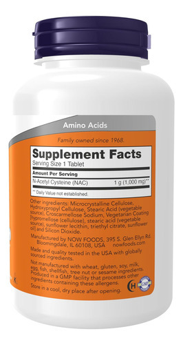 Agora Suplementos De Alimentos, Nac (n-acetil-cisteína) 1.00 - Imagem 2