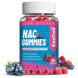Eazgoo Nac Gummies 800mg, Suplemento De N-acetil Cisteína, S