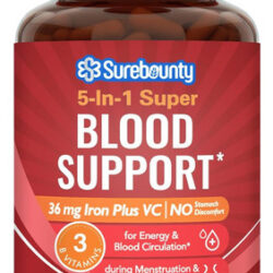 Suplemento De Ferro Suave Surebounty Para Mulheres, Homens,
