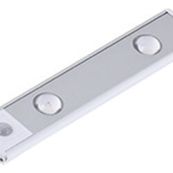 Lâmpada De Sensor Nt Led, Recarregável, 20 Cm, Prateada, Reg