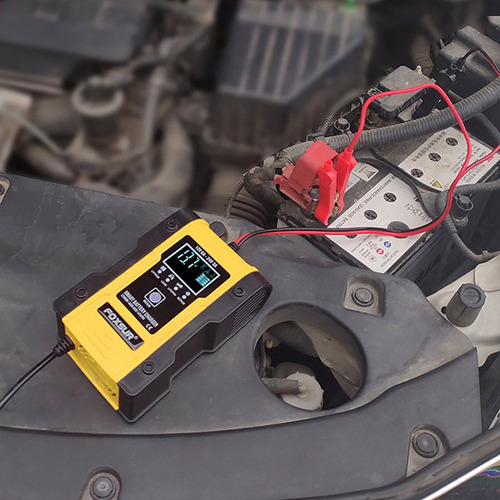 Carregador De Bateria De Carro Foxsur 12v/24v Bateria De Lít - Imagem 8