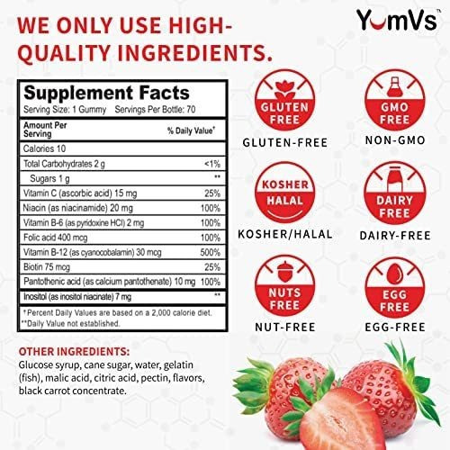 Vitamina B-12/ Yumvs/70 Cápsulas - Imagem 3