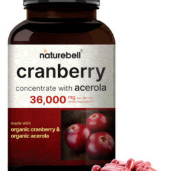 Suplemento Naturebell Double Strength Cranberry 36000 Mg