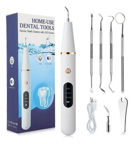 Aparelho Limpeza De Placa E Tártaro Remove Limpa Dentes - Imagem 2