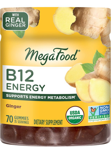 Vitamina B-12 Marca Megafood, Vegana, 70 Comprimidos