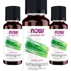 Óleo De Capim Limão 30ml Now Foods Lemongrass Oil Puro 3un