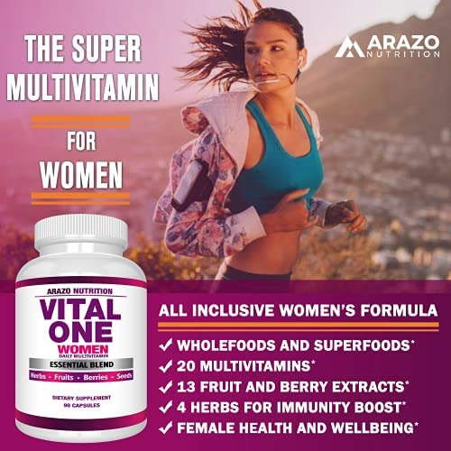 Arazo Nutrition Vital One Multivitamínico Para Mulheres - Su - Imagem 4