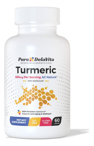 Cúrcuma Com Bioperine® - Suplemento De Curcumina De Cúrcuma