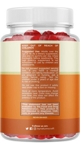 Gomas Potentes De Vitamina B6 Para Adultos - Vitamina B6 50 - Imagem 3