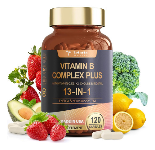 Complexo De Vitamina B Plus 13 Em 1 Com Vitamina B1, B2, B3 - Imagem 9