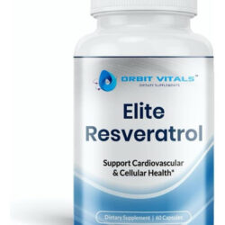 Orbit Vitals Elite Resveratrol 600 Complexo Padronizado Tran