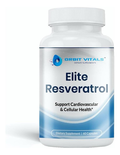 Orbit Vitals Elite Resveratrol 600 Complexo Padronizado Tran