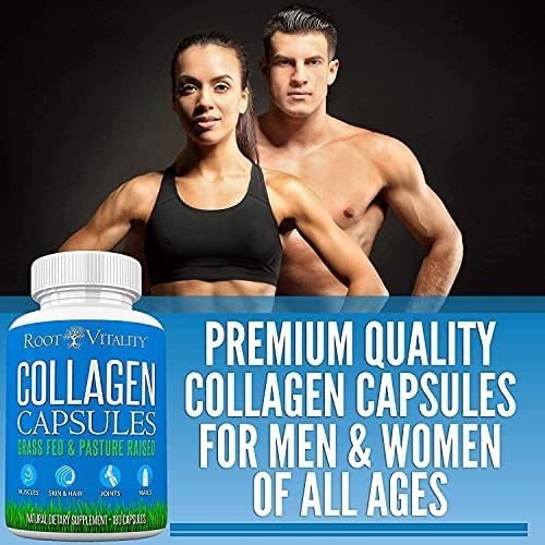 Cápsulas De Colágeno Root Vitality - Pílulas De Colágeno, C - Imagem 3