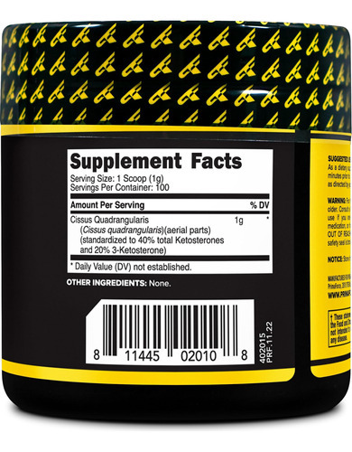 Extrato Primaforce Cissus Quadrangularis, - Pó Sem Sabor, 10 - Imagem 4