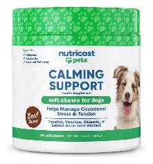 Calming Support Soft Chews Para Cães Nutricost Pets 60 Chews - Imagem 2