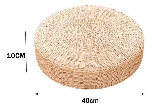 Almofada De Assento De Pufe Redonda Almofada Futon 50x50 - Imagem 9