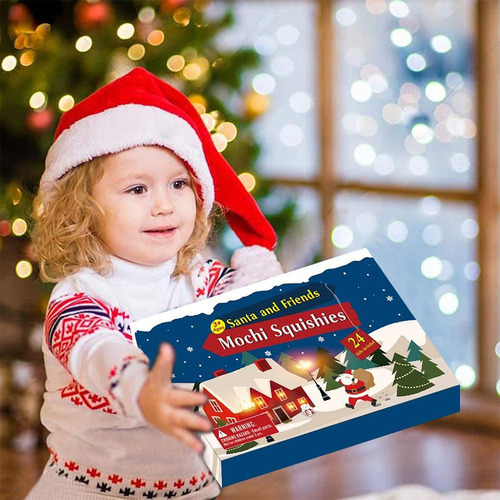 Calendário Do Advento De Natal Squeeze Toys Set Animais Fofo - Imagem 5