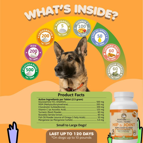 Suplemento De Quadril E Articulação De Cachorro Com Açafrão - Imagem 5