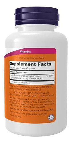 Agora, Suplementos De Alimentos, Rutin (sophora Japonica) 45 - Imagem 2