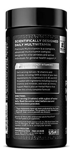 Multivitamínico Para Homens | Multivitamínico Muscletech Pla - Imagem 8