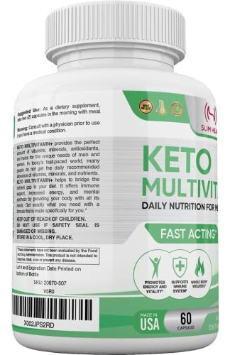 Multivitamínico Keto Para Mulheres E Homens - 35 Ingredient - Imagem 5