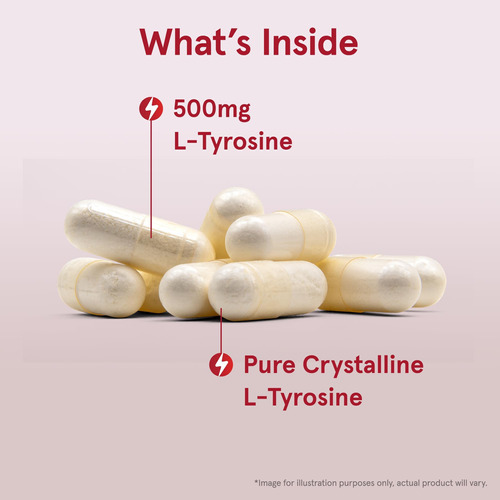 Jarrow Fórmulas L-tyrosine 500 Mg, Suplemento Dietético, Sup - Imagem 3