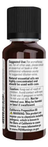 Óleo De Poejo Now Foods Pennyroyal 30ml Importado - Imagem 3