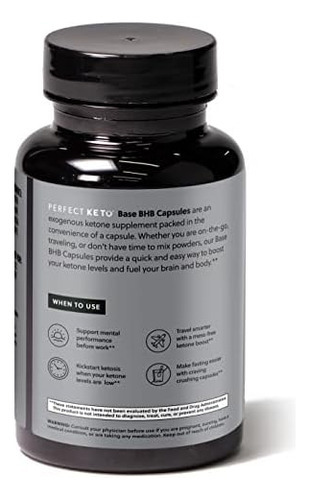 Cápsulas De Cetonas Ceto Perfeitas, Suplementos De Sais Bhb - Imagem 7