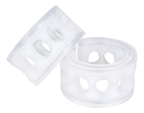 2 Peças De Retentor De Carro Transparente Tpe Spring Buffer - Imagem 3
