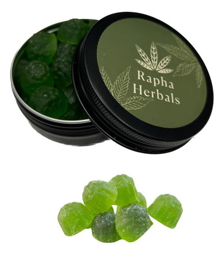 Rapha Herbals Gummies - Lata De Teste | 15 Peças | Descanso