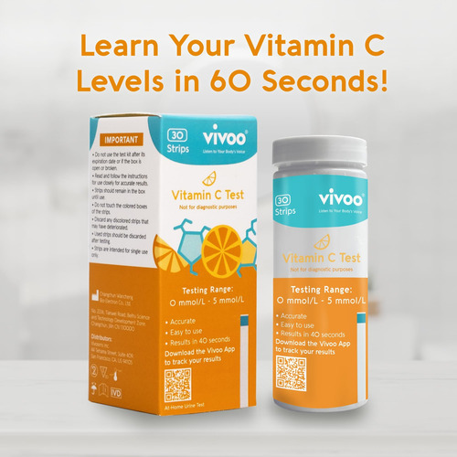 Vivoo Test Strip - Acompanhe Seu Status De Vitamina C Em Cas - Imagem 3
