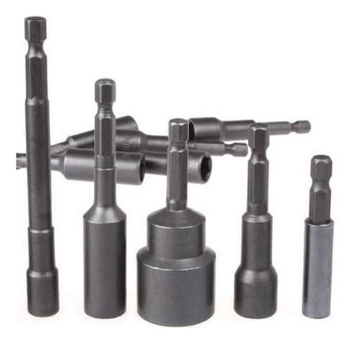 Soquete De Chave De Porca Magnética De 1/4 Haste Métrica F D - Imagem 4