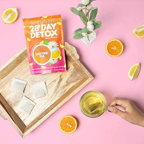 Skinnyboost 28 Day Detox Daytime Tea - (28 Saquinhos De Chá - Imagem 5