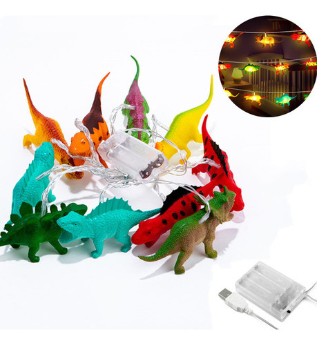 R Luzes Led De Dinossauro, Decorações De Quarto Infantil - Imagem 8