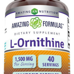 Fórmulas Incríveis L-ornitina 1500 Mg Por Porção Cápsulas V