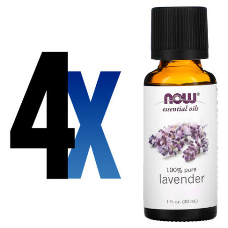 Óleo Lavanda 30ml Now Foods Essencial Puro Importado 4un - Imagem 2