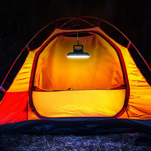 Ventilador Recarregável Barraca Viagem Led Lanterna Portátil - Imagem 7