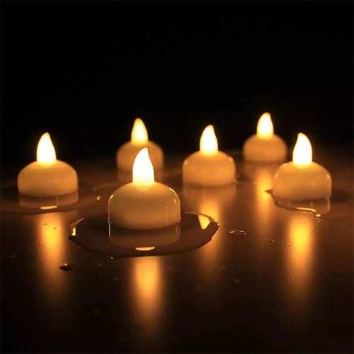 24 X Led Flutuante À Prova D"água Luz De Chá Flutuante - Imagem 7