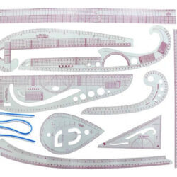 Régua De Modelagem De Roupas 9 Peças Costure Curve Ruler Fr
