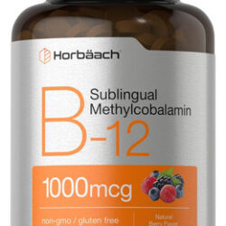 Vitamina B-12 Marca Horbäach, 1000 Mcg, 400 Comprimidos