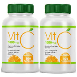 Natural Lab 2 Frascos De Vitamina C 1000mg 200 Cápsulas Melh