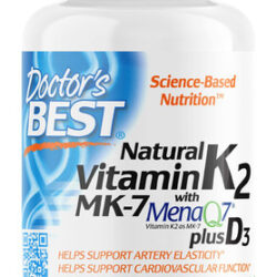 Suplemento Doctor"s Best Natural Vitamina K2 Mk-7 180mcg