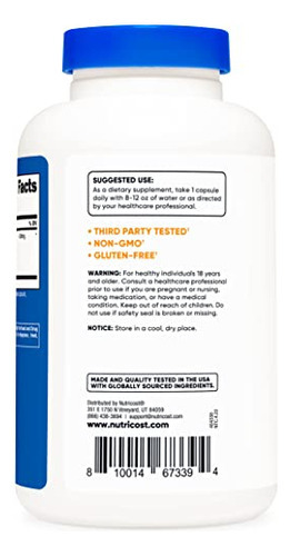 Suplemento De Extrato De Semente De Uva Nutricost 28.000 Mg - Imagem 3