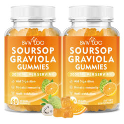 Gomas De Graviola De Graviola 2000 Mg + Sabugueiro 200 Mg -