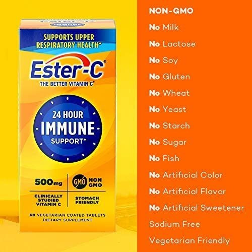 Vitamina C Ester-c 500mg 60 Comprimidos - Imagem 3