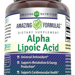 Incrível Formulas Alfa Ácio Lipoic 300 Mg Suplemento De Cáps