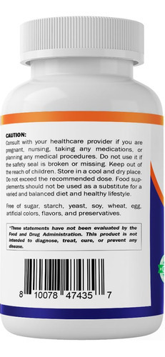Vitamatic Gaba (ácido Gama Aminobutírico) 750 Mg, 240 240 - Imagem 7
