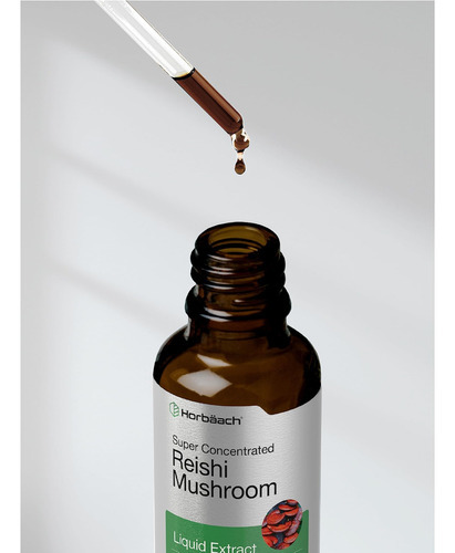 Suplemento De Cogumelo Horbäach Reishi | Extrato Líquido De - Imagem 7