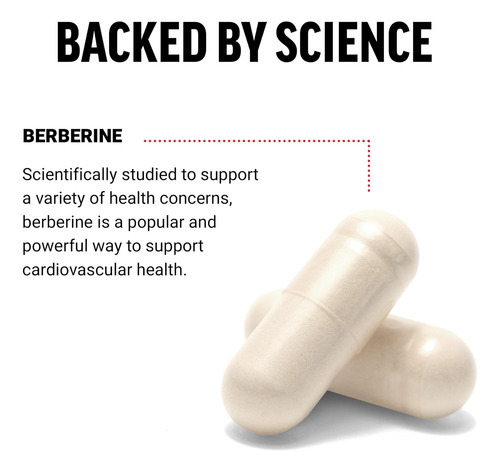 Suplemento De 500 Mg De Berberina Force Factor, Suplemento - Imagem 2